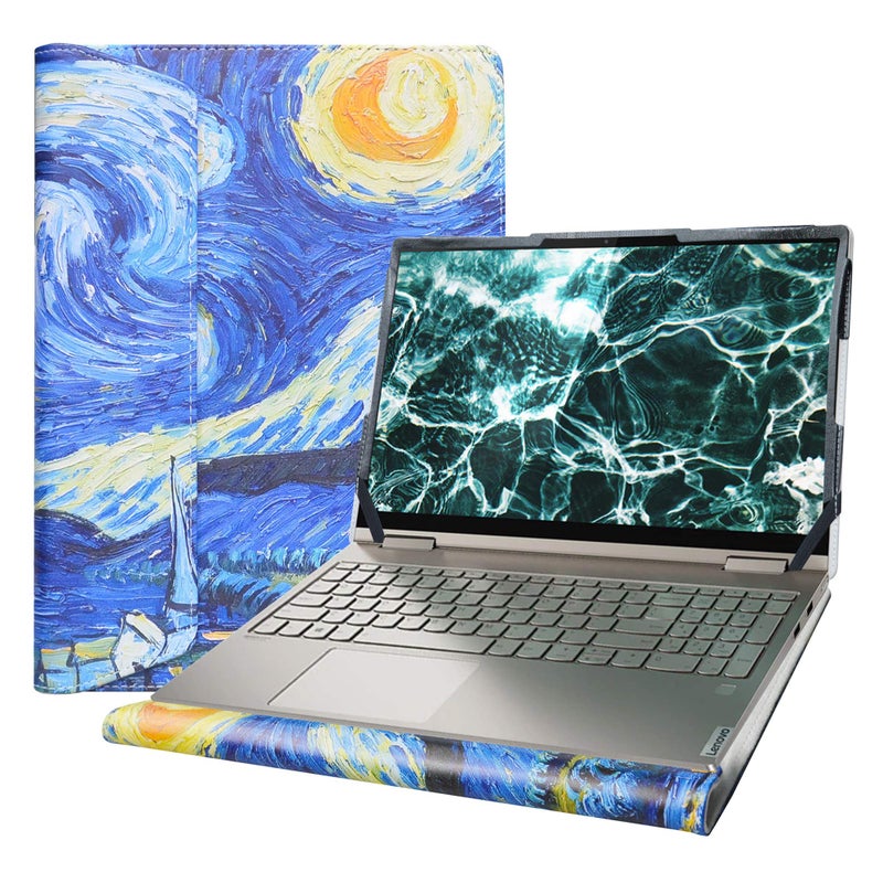 Alapmk Protective Case for HP EliteBook 850 G8/ EliteBook 855 G7/ EliteBook 855 G8/ ZBook Firefly 15 G7/ ZBook Firefly 15 G8/ ProBook 650 G8/ ProBook 450 G8 15.6-inch Laptop,Starry Night - Image 1